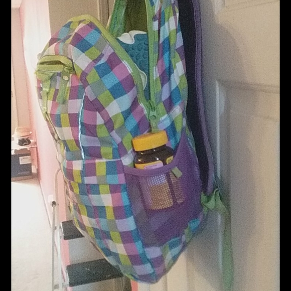 Lands End bookbag/backpack 5 compartments$39+gif - Picture 3 of 14